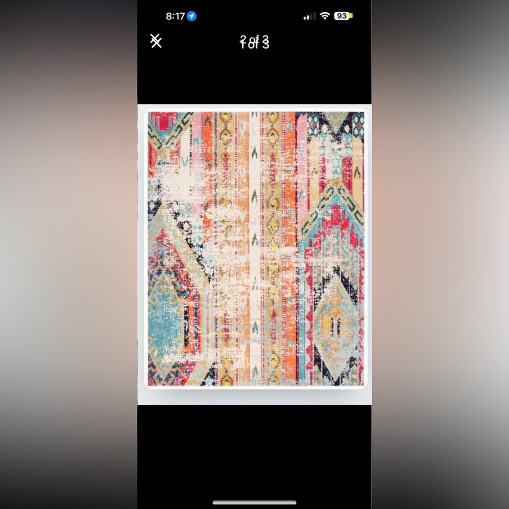 Abstract Multicolor Area Rug